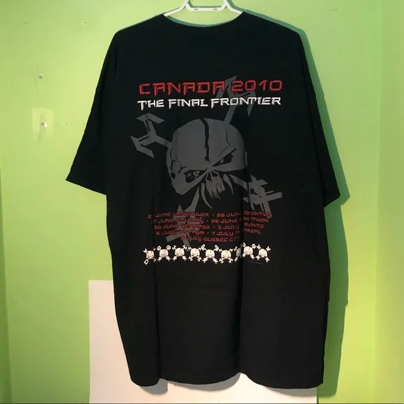 🎸 [BRAND NEW] 2010 IRON MAIDEN THE FINAL FRONTIER TOUR SHORT SLEEVE T-SHIRT 🎸 - Picture 2 of 9